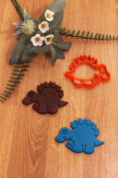 Trex Triceratops Stegosaurus Dinazor Ayak Izi 4lü Set Kurabiye Kalıbı - Görsel 4