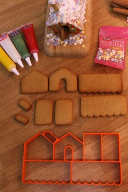 Yeniyıl Gingerbread Kolay Kurabiye Ev Yapım Kalıbı Ve Süsleme 4 Renk Glazür Yıldız Şekerleme Seti - Görsel 2