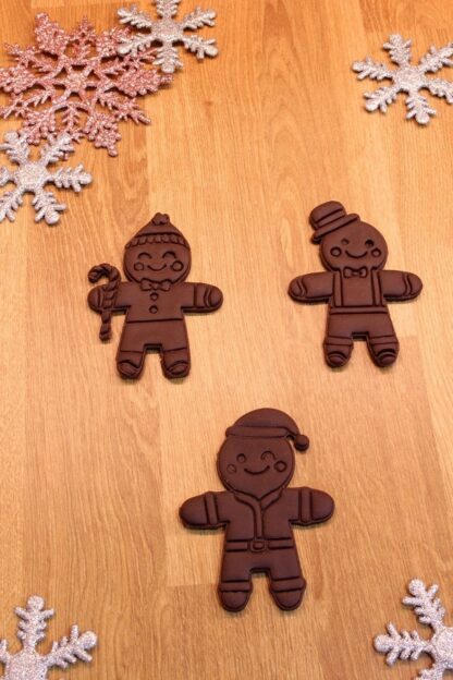 Yılbaşı Yeni Yıl Gingerbreadman Kurabiye Adam 3'lü Set Kurabiye Kalıbı - Görsel 3