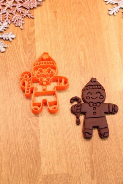Yılbaşı Yeni Yıl Gingerbreadman Kurabiye Adam 3'lü Set Kurabiye Kalıbı - Görsel 6