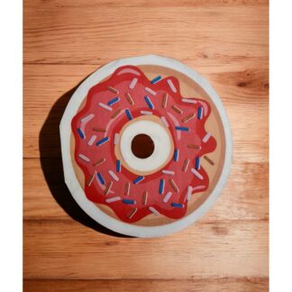 Donut Desenli Renkli Baskılı Kağıt Peçete 16x16 cm