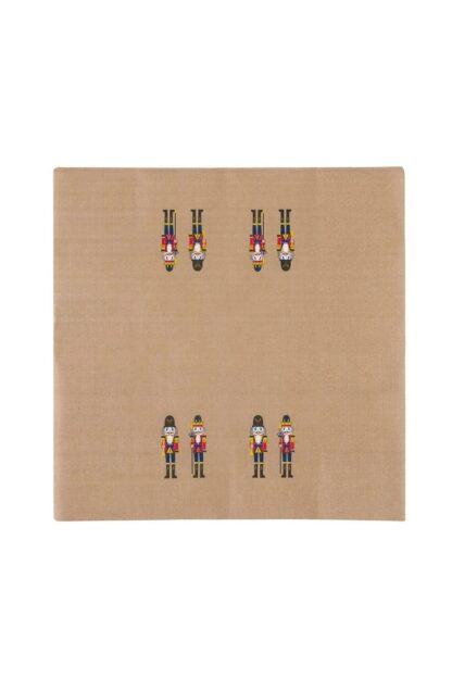 Yılbaşı Fındıkkıran Kurşun Asker Kağıt Peçete 8x16 Cm - Görsel 3