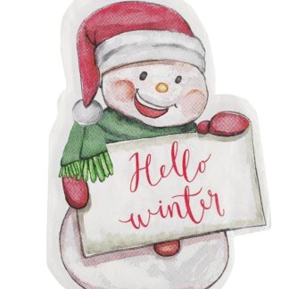 Yılbaşı Kardan Adam Snowman Kağıt Peçete