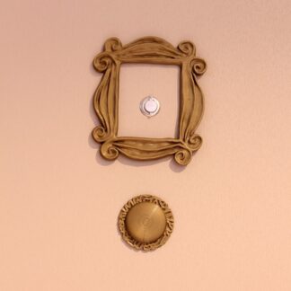 Monica'nın Kapı Süsü Seti Bronze Vintage Çerçeve Aksesuar Ve Kapı Tokmağı