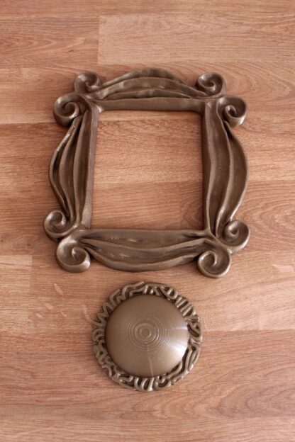 Monica'nın Kapı Süsü Seti Bronze Vintage Çerçeve Aksesuar Ve Kapı Tokmağı - Görsel 2