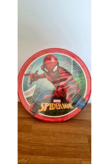 Spiderman Örümcek Adam Desenli Kağıt Peçete Tabak Bardak Set - Görsel 4