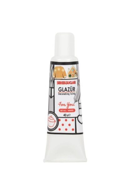 Şeker & Sugar Beyaz Royal İcing Glazür 40 gram