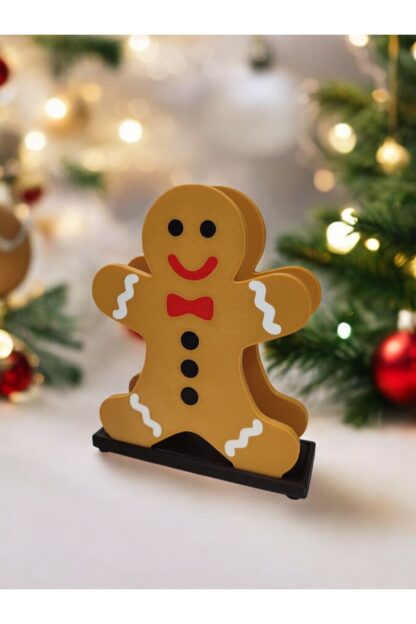 Kurabiye Adam Gingerbread Man Peçetelik - Görsel 2