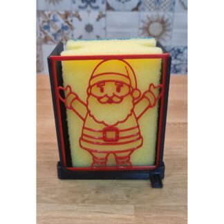 Noel Baba Santa Sünger Kutusu Süngerlik