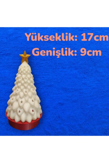 Titreyen Işıklı Renkli Yılbaşı Çam Ağacı Boya Yok Büyük Boy - Görsel 2