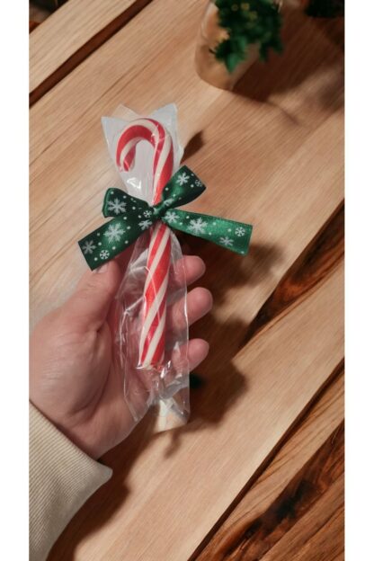 Yılbaşı Hediyelik Ambalajlı Candy Cane Baston Şeker - Görsel 3