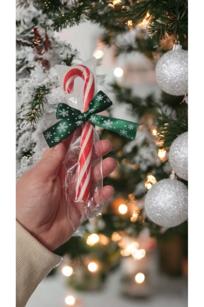 Yılbaşı Hediyelik Ambalajlı Candy Cane Baston Şeker - Görsel 4