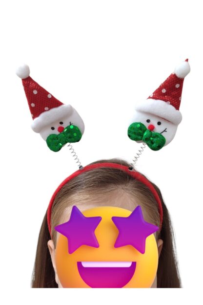 Şirin Noel Baba Figürlü Yılbaşı Tacı - Görsel 4