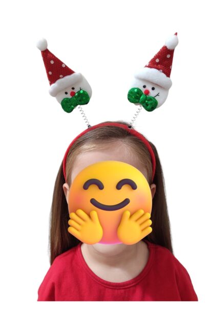 Şirin Noel Baba Figürlü Yılbaşı Tacı - Görsel 5