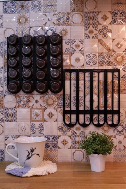 Tchibo Cafissimo Kapsül Kahve Uyumlu Yapıştırmalı Tutucu Organizer Siyah
