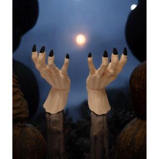 Halloween Cadılar Bayramı Dekoru Cadı Elleri 2 Adet Dekoratif Obje