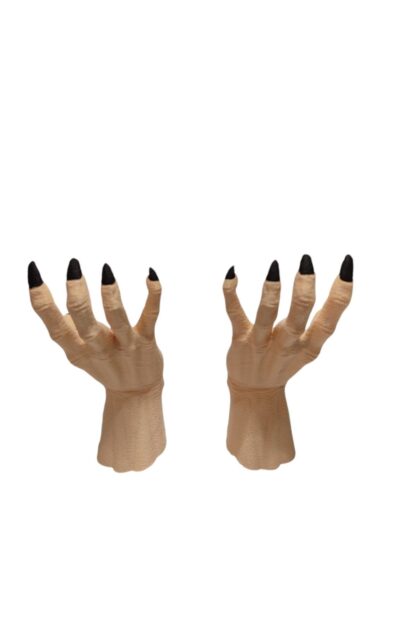Halloween Cadılar Bayramı Dekoru Cadı Elleri 2 Adet Dekoratif Obje - Görsel 3