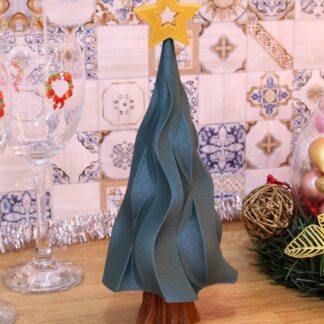 Klasik Yılbaşı Noel Çam Ağacı Dekoratif Biblo Zümrüt Yeşil