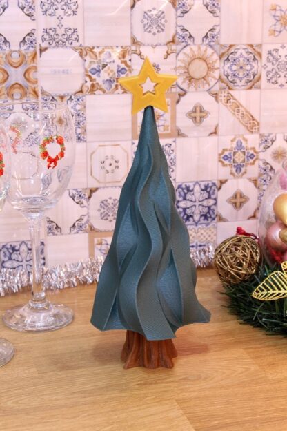Klasik Yılbaşı Noel Çam Ağacı Dekoratif Biblo Zümrüt Yeşil