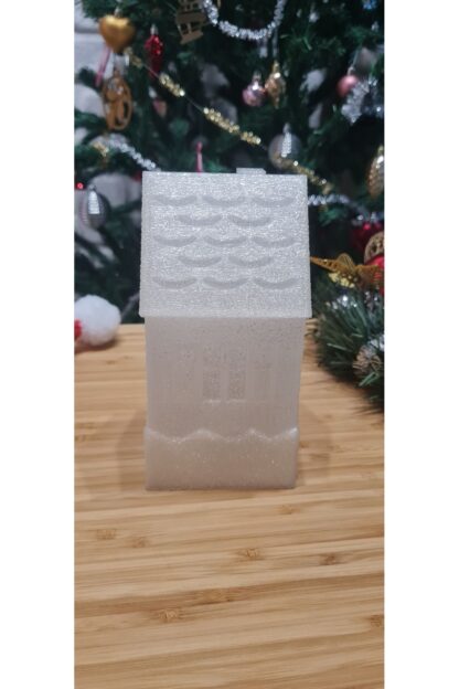 Led Mum Işıklı Yılbaşı Evi Dekoratif Biblo - Görsel 6