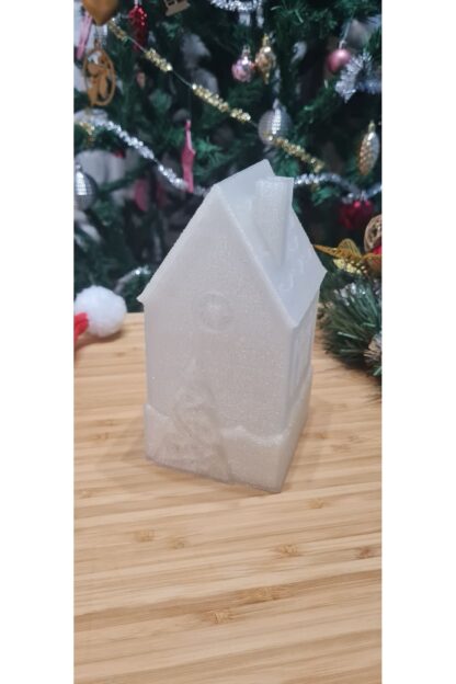 Led Mum Işıklı Yılbaşı Evi Dekoratif Biblo - Görsel 7