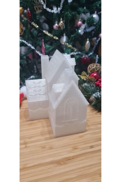 Led Mum Işıklı Yılbaşı Köşk Evi Dekoratif Biblo - Görsel 4