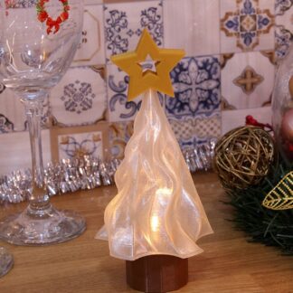 Led Mum Işıklı Yılbaşı Noel Çam Ağacı Dekoratif Biblo