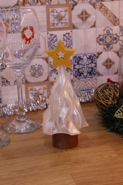 Led Mum Işıklı Yılbaşı Noel Çam Ağacı Dekoratif Biblo - Görsel 2
