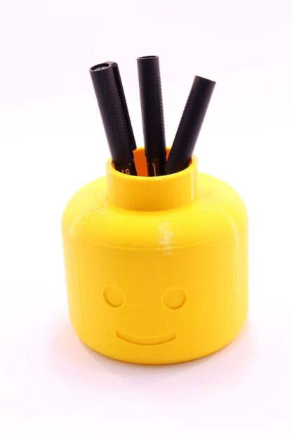Lego Adam Kafası Benzeri Kalemlik Organizer Dekoratif Obje - Görsel 4
