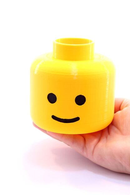 Lego Adam Kafası Benzeri Kalemlik Organizer Dekoratif Obje - Görsel 6