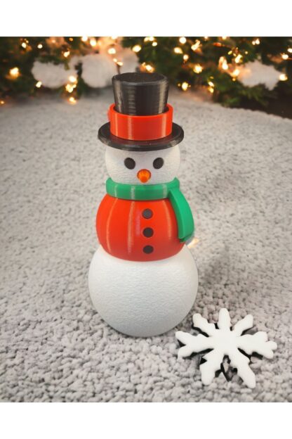 New Year Kardan Adam Yeni Yıl Yılbaşı Dekoru Dekoratif Obje Kırmızı - Görsel 3