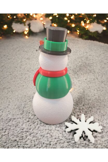 New Year Kardan Adam Yeni Yıl Yılbaşı Dekoru Dekoratif Obje Yeşil - Görsel 5
