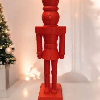 Yılbaşı Süsü Modern Fındıkkıran Nutcracker Dekoratif Obje Kırmızı