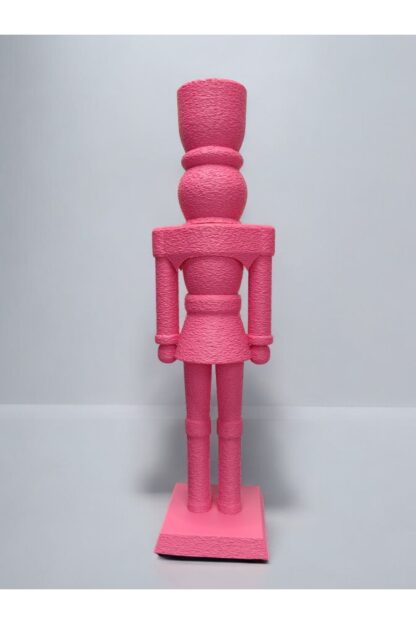 Yılbaşı Süsü Modern Fındıkkıran Nutcracker Dekoratif Obje Pembe - Görsel 4
