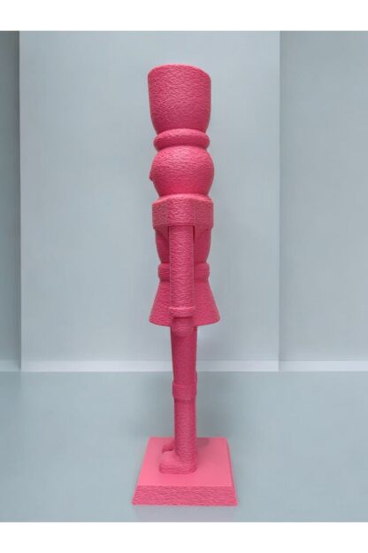 Yılbaşı Süsü Modern Fındıkkıran Nutcracker Dekoratif Obje Pembe - Görsel 5