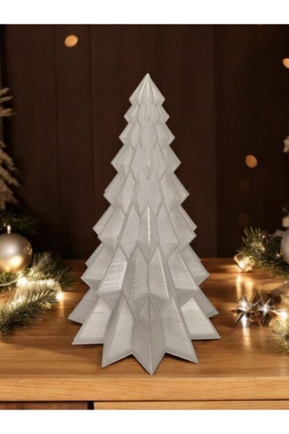 Yılbaşı Süsü Noel Çam Ağacı Dekoratif Obje Transparan Şeffaf