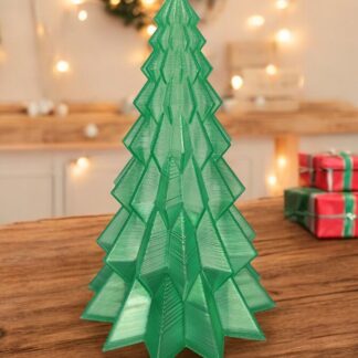 Yılbaşı Süsü Noel Çam Ağacı Dekoratif Obje Transparan Yeşil