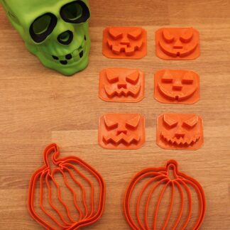 Halloween Cadılar Bayramı Korkutucu Kabak Suratlar Kurabiye Kalıbı