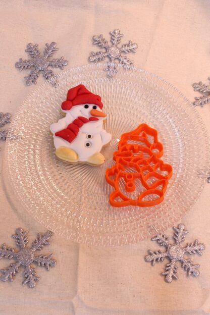 Kardan Adam Snowman Kurabiye Kalıbı