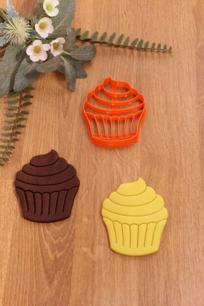 Love At First Bite Kalp Düğün Pastası Cupcake Muffin 3'lü Kurabiye Kalıbı - Görsel 5
