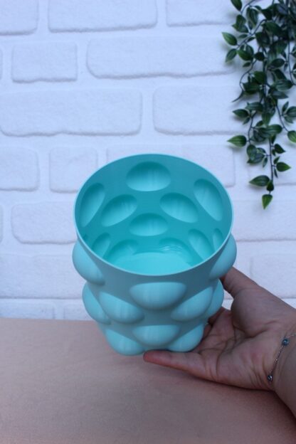 Bubble Dekoratif Vazo Saksı Su Yeşili - Görsel 4
